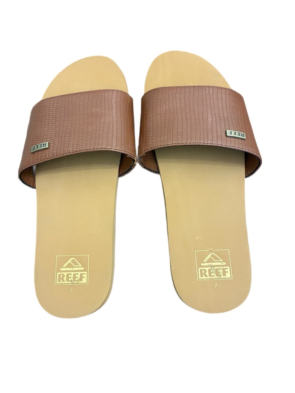 Reef Bliss Nights slide in Brown Size 7 - Picture 3 of 5